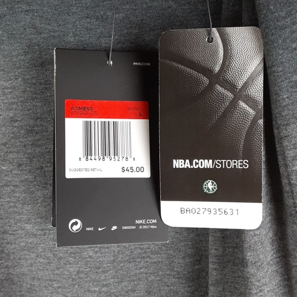 Nike Dri Fit Cavaliers Grey Dip Dyed NBA Shortsleeve Tee - Picture 7 of 9